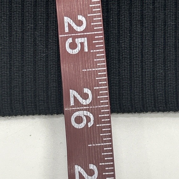 Banana Republic Sweater Men L Black V-Neck Pullover 100% Merino‎ Extra Fine Wool - Picture 5 of 7